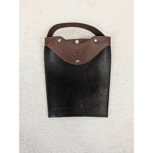 Col. Littleton No. 20 Traveler Leather Pouch USA Made Red Stag Pocket Case Rare